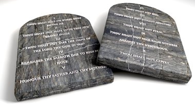 The Ten Commandments clipart