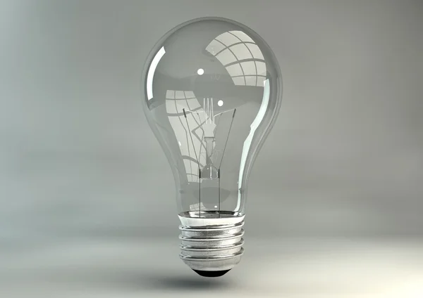 Light Bulb In Studio — Stock Photo, Image