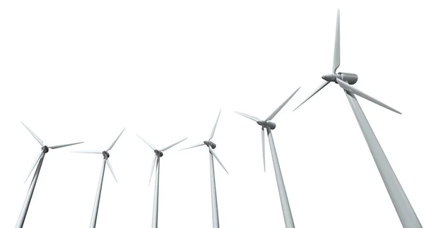 Wiatr Turbina tablicy — Zdjęcie stockowe