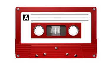 Kırmızı audio kaset