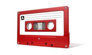 Kırmızı audio kaset