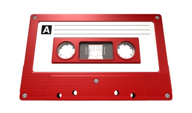 Kırmızı audio kaset