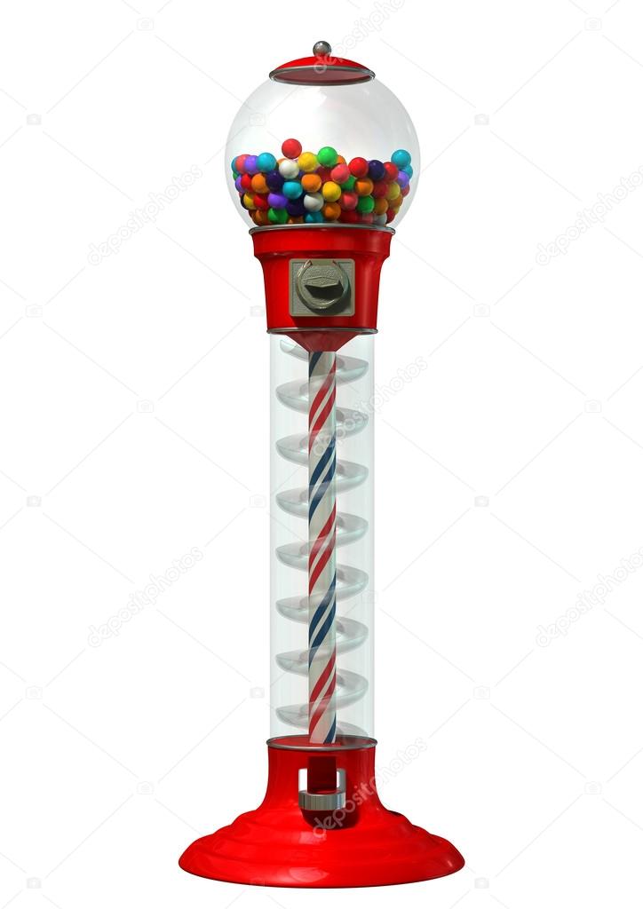 Gumball Dispensing Machine — Stock Photo © albund 39904503