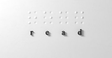 Braille Concept Read And Letters clipart