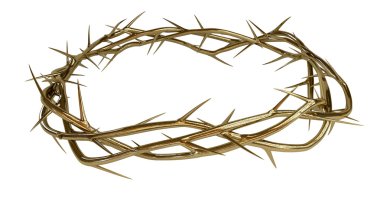 Golden Crown Of Thorns clipart