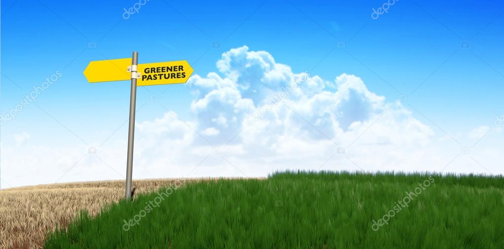 Green Pastures Sign