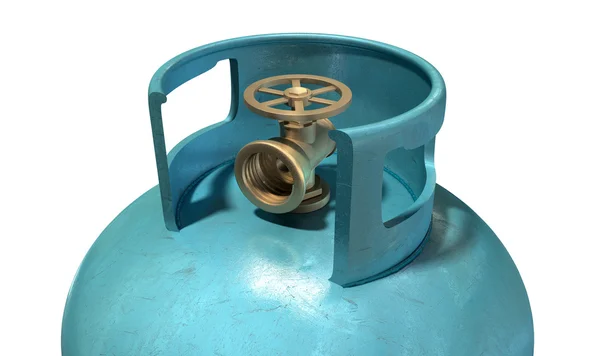 Gas Cylinder Valve Closeup — Stock Photo, Image