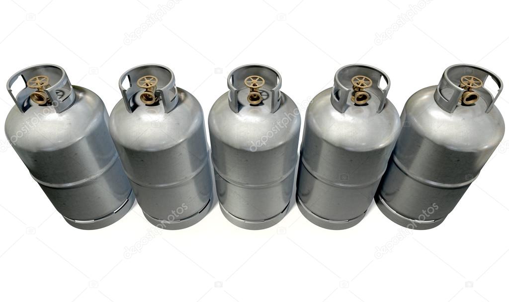 Gas Cylinder Row