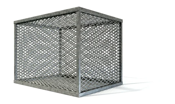 Empty Steel Cage — Stock Photo, Image