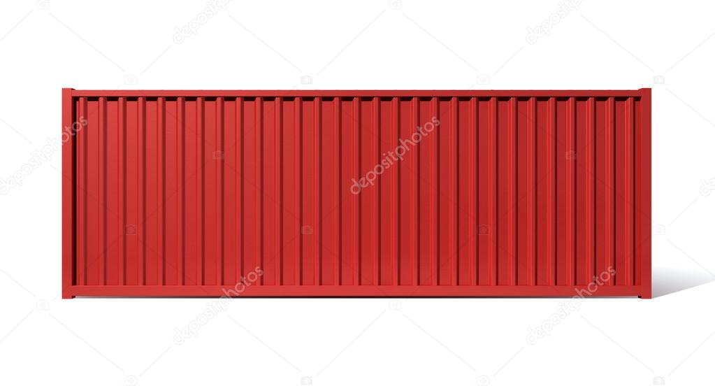 Shipping Container Red