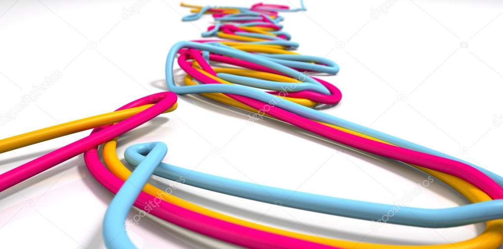 Luminous Cables Closeup