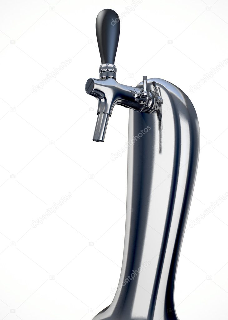 Beer Tap Single Isolated