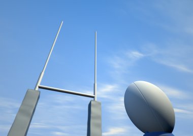 rugby topu closeup infront-Mesajını