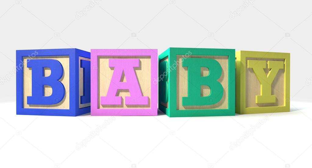Stacked Baby Blocks Stock Photo by ©albund 47059707