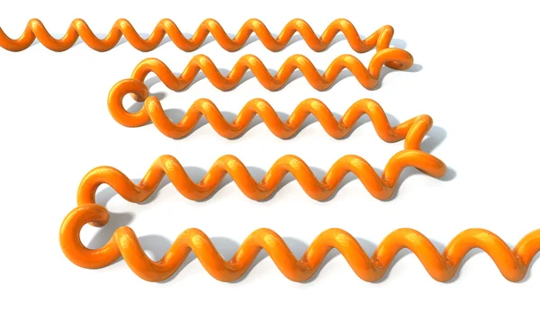 Coiled Telephone Cable — Stock Photo, Image