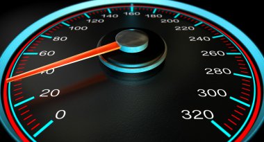 hız göstergesi mavi hızlı hızlı