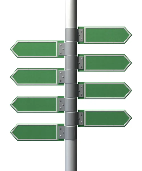 Left Right Blank Direction Sign Collection — Stock Photo, Image