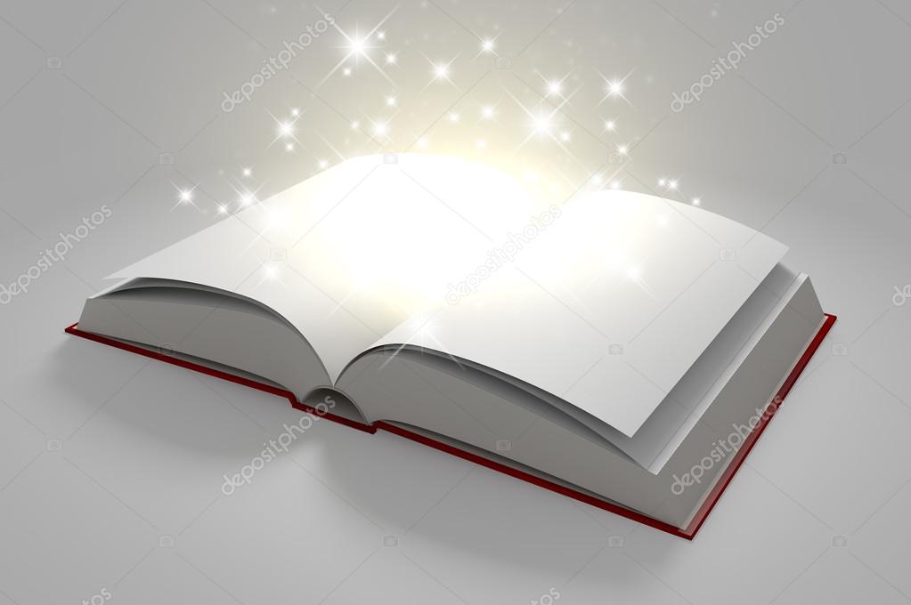 Blank Paged Magical Book
