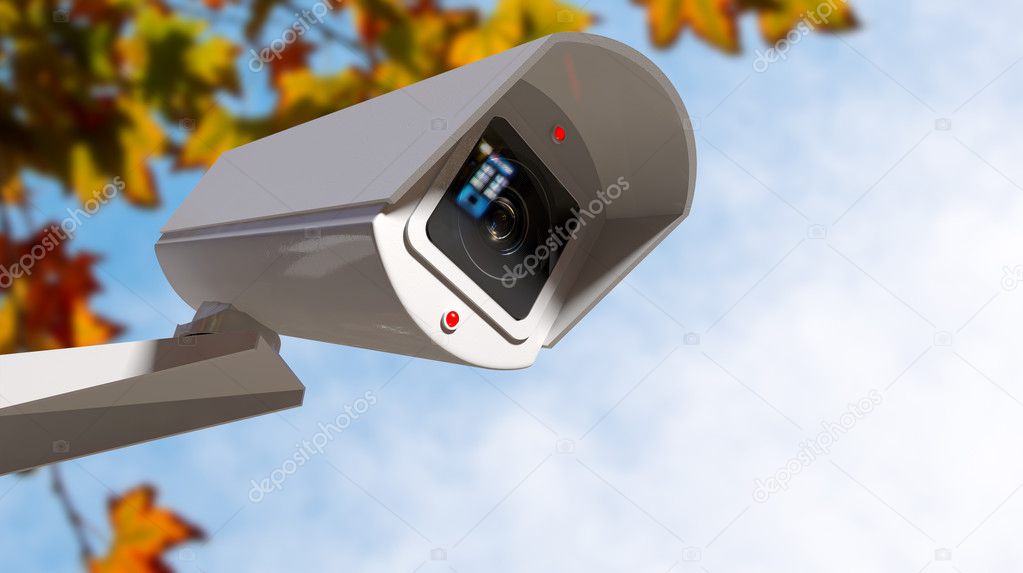 Surveillance Camera In The Daytime