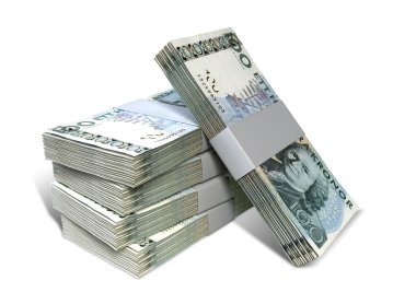 İsveç Kronu notlar demetleri yığını