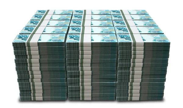 Brezilyalı gerçek banknot — Stok fotoğraf