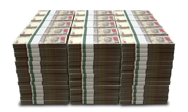 Rupee Notes Pile — Stock Photo, Image