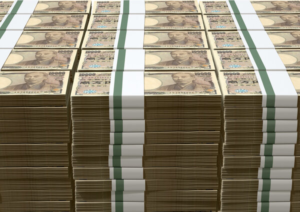 Yen Notes Pile