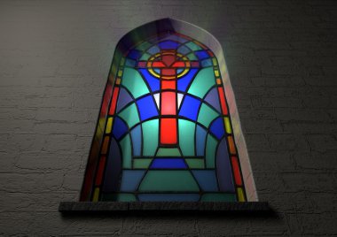 vitray pencere haç