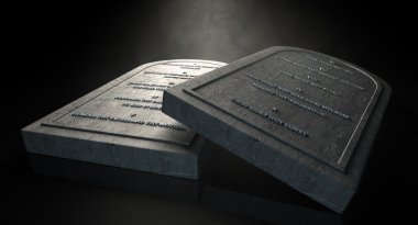 The Ten Commandments clipart