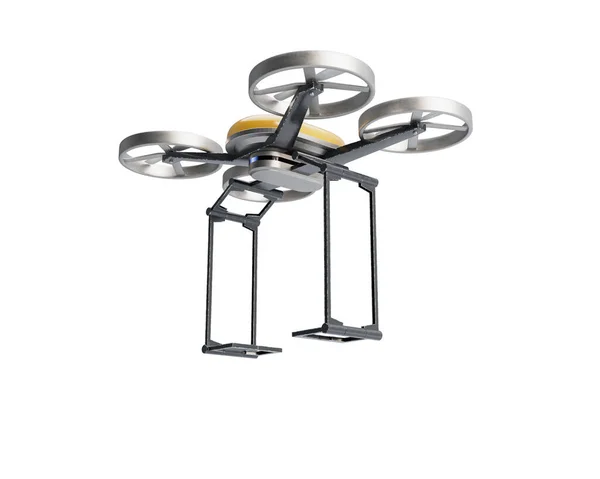 Conceito Mostrando Drone Entrega Voador Que Não Carrega Nada Fundo — Fotografia de Stock