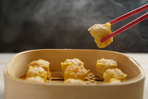 Chiński Przygotowanie Warzyw Dim Sum Yumcha Asian Food Chiński Tradycyjnej — Zdjęcie stockowe