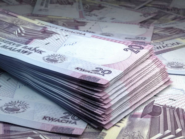 Гроші Малаві Рахунок Квача Банкноти Mwk Ньяня Бізнес Фінанси Новини — стокове фото