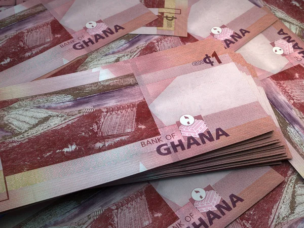 Dinero Ghana Billetes Cedi Ghaneses Billetes Ghs Cedis Negocios Finanzas — Foto de Stock