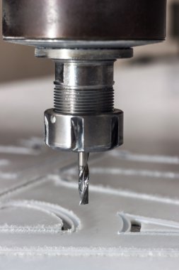 plastik işleme freze tezgahı koordine