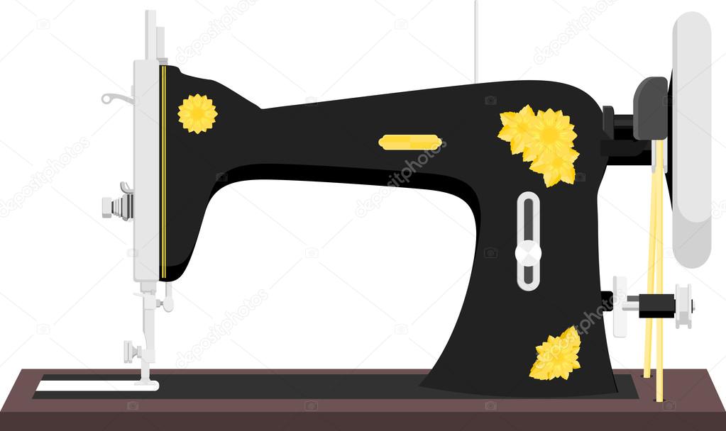 Vintage sewing machine Stock Vector Image by ©miloushek #24808711 Vintage sewing machine Stock Vector Image by ©miloushek #24808711
