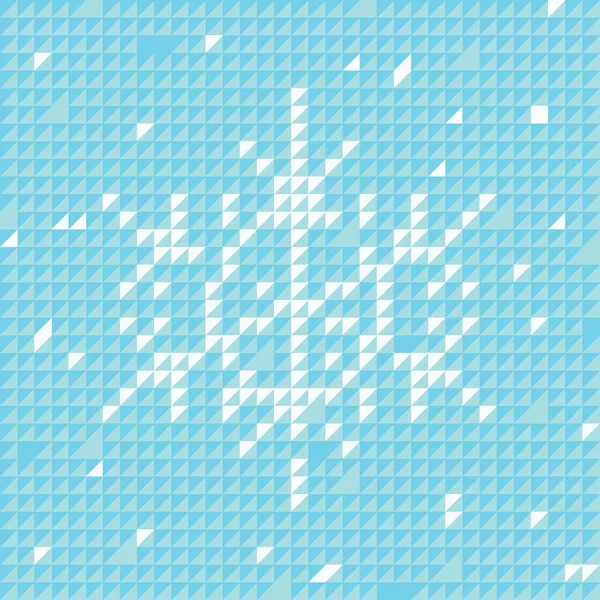 Fond mosaïque de flocons de neige de Noël — Image vectorielle