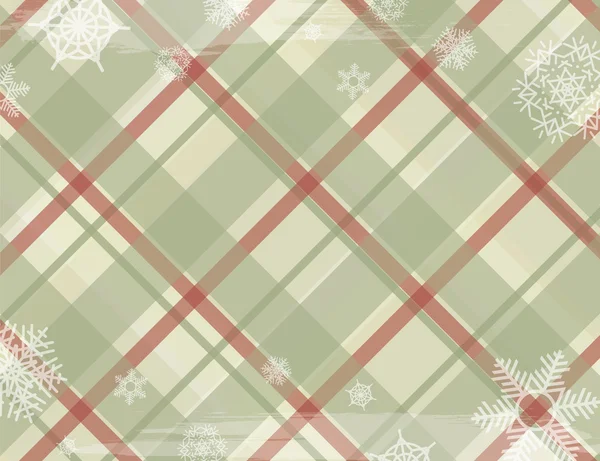 Noël fond carré avec flocon de neige . — Image vectorielle
