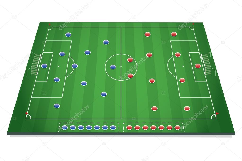 Soccer tactic table