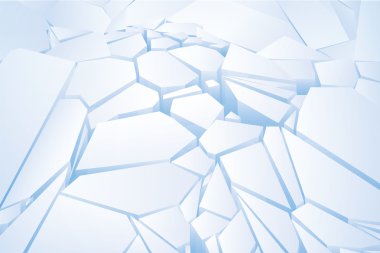 kıyılmış blue Ice. vektör çizim