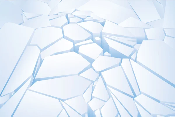 Hielo azul picado. Ilustración vectorial — Vector de stock