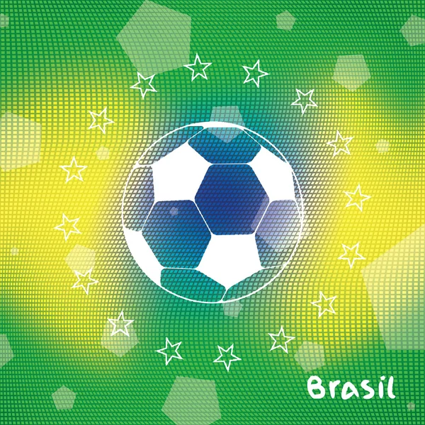 Brezilya bayrağı kavramı soyut vektör arka plan.