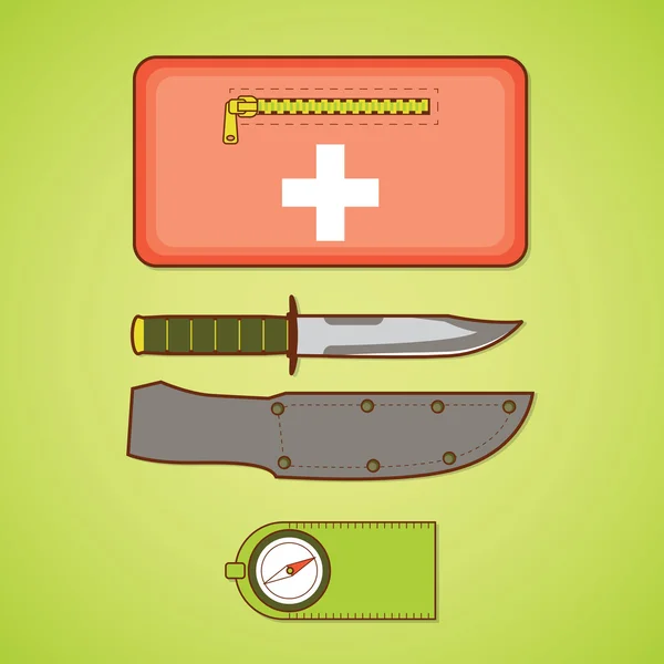 Botiquin de primeros auxilios: vectores, gráfico vectorial, Botiquin de