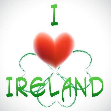 dört yapraklı yonca kalp