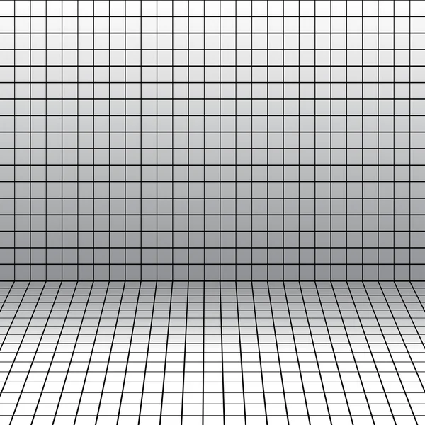 Background with a perspective grid. — Stock Vector