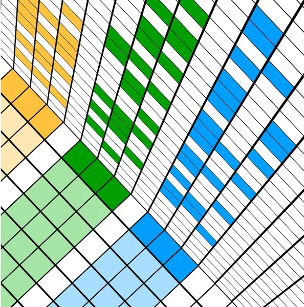 Astratto quadrato pixel mosaico sfondo — Vettoriale Stock