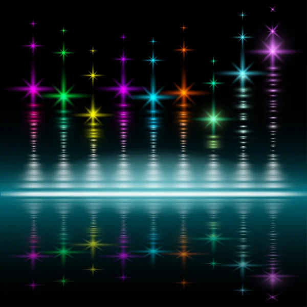 Abstract music volume equalizer concept background — Stock Vector