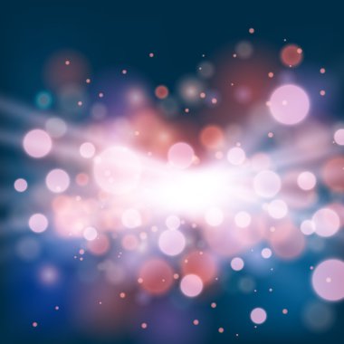 Soyut bokeh arkaplanı. Vektör illüstrasyonu