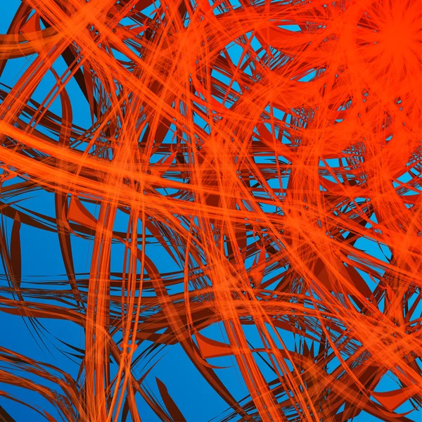 Naranja brillante sobre fondo de cielo — Archivo Imágenes Vectoriales