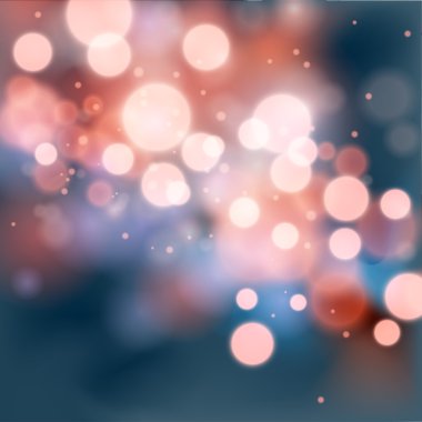 Soyut bokeh arkaplanı. Vektör illüstrasyonu