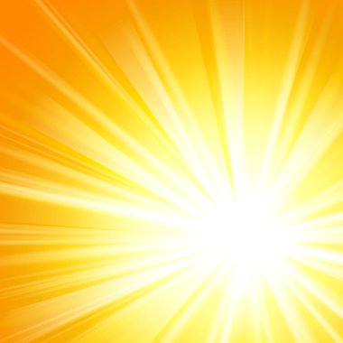 Güneş sunburst desen. vektör çizim